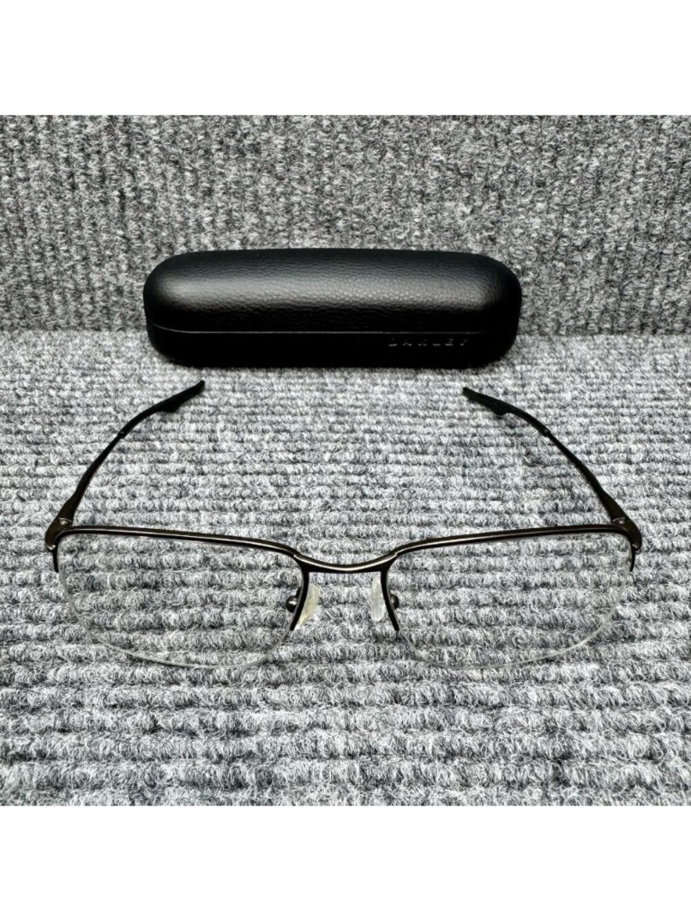 Oakley Eyeglasses Frames Only WINGBACK SQ OX5148-0256 Pewter Half Rim 56-18-136
